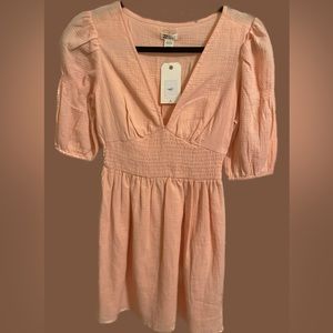 Billabong | Peachy Daze | Spellbound Puff-Sleeve V-Neck Dress